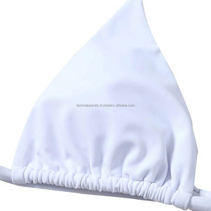 Micro Bikini de Alta Calidad y Estilo Moderno para Mujer, Conjunto de Baño Transparente con Logotipo Frontal, Ligero, de Spandex/Nailon Transpirable - Product Image 3