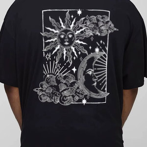 T-shirts pour hommes en coton 100% - Dernier design - Coupe ample - Couleur unie - Taille adulte - T-shirt imprimé surdimensionné pour hommes - Product Image 6
