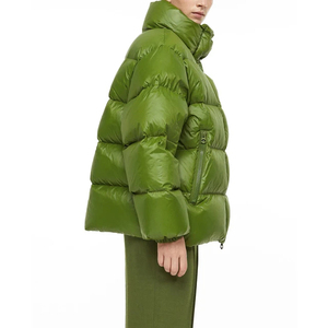 Women Winter Jacket Puffer Style Warm <b>Bubble</b> <b>Coat</b> Hooded Lightweight Waterproof Outdoor Casual Streetwear OEM ODM - Product Image 3