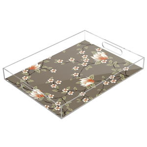 Plateau de service rectangulaire en acrylique, organisateur de cuisine et plateau décoratif, nouveaux articles artisanaux, excellente qualité et meilleures ventes en promotion - Product Image 1