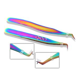 Pinces à épiler professionnelles pour extensions de cils avec une prise parfaite, pinces à épiler antistatiques pour salon, vente en gros en usine - Product Image 1