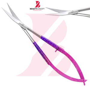 Ciseaux à ressort multi-usages en acier inoxydable avec logo personnalisé, coupe facile et fluide, durables, antidérapants, pour salon et usage domestique - Product Image 3