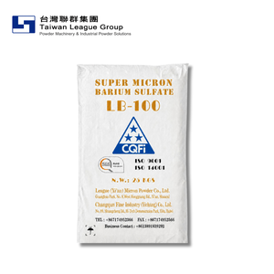 Polvo de Barita Blanca Personalizado 27 kg 4002 mesh Sulfato de Bario Ultrafino Grado Industrial Marca Taiwan League - Product Image 1