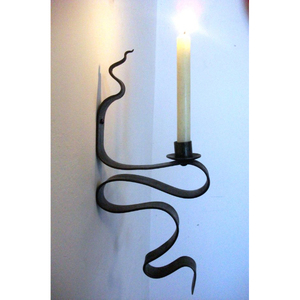 Porte-bougie mural en métal en forme de cœur, finition noire, pour la décoration de la maison, éclairage pour la Saint-Valentin - Product Image 5