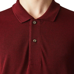 Whole Sale Mens Burgundy <b>Half</b> Sleeve for <b>Shirt</b> Jersey 100% Cotton Solid Color <b>Button</b> Design Casual Style Regular Fit - Product Image 4