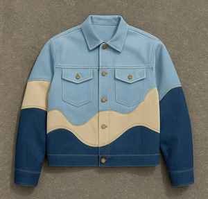 Chaqueta Vaquera Vintage Personalizada para Invierno, Estilo Formal y Casual, con Parches, Bordados y Decoración de Botones - Product Image 4