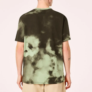 T-shirt en coton pour homme, col rond, manches courtes, vêtements décontractés d'été, couleur unie, broderie de logo personnalisé, coupe classique - Product Image 5