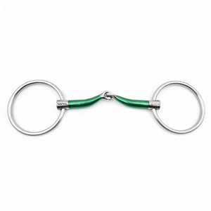 Bocado de Caballo de Acero Inoxidable de Alta Gama, Premium y Cómodo, con Anillo Suelto de Hierro Dulce, Accesorios de Equitación - Product Image 1