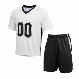 Ensemble de maillot de football de lacrosse pour hommes adultes, respirant, séchage rapide, toutes saisons, imprimé, OEM, vierge, sublimation, nouveauté - Product Image 2
