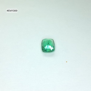 Pierre précieuse émeraude de qualité supérieure, taille 8.00-6.10-4.00, provenant de Zambie, forme coussin, 1.33ct, pierre naturelle verte pour bagues - Product Image 6