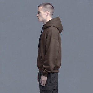 Sweat-shirt à capuche pour homme avec logo personnalisé, 100% coton, coupe ample, impression sur le devant, style décontracté, vêtements d'automne - Product Image 5