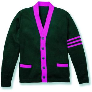 B2B Premium Quality FAMU Design Button Logo Knitting Cardigan Sweaters Sorority Fraternity College Unisex 100% <b>Wool</b> Winter - Product Image 6