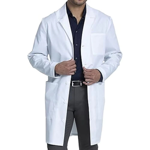 High Quality <b>Long</b> Sleeves Lab <b>Coats</b> OEM Doctor's Overall Medical Scrubs Nursing Uniforms Hospital Nursing Staff Lab <b>Coat</b> - Product Image 1