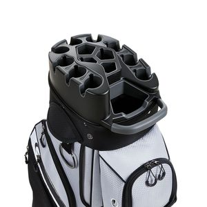 Borsa da golf a 14 divisori con tracolla, manici a tutta lunghezza e tasche portaoggetti per mazze da golf - Product Image 1