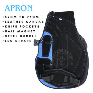 Kit de Herramientas de Herrador de Alta Resistencia con Delantal de Cuero Completo, Cortaúñas para Cascos, Martillo de Conducción, Clavillador Curvo, Extractor de Cascos y Lima de Raspado - Product Image 2