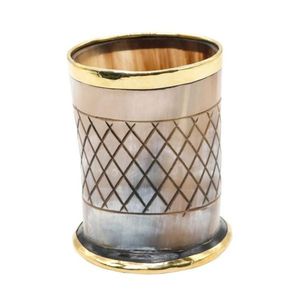 Corne de buffle écologique, faite à la main, moderne, ronde, décoration d'intérieur - Product Image 6