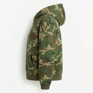 Sweat à capuche zippé pour homme de haute qualité, en mélange de coton doux, veste de sport décontractée avec personnalisation de marque, fabrication directe usine - Product Image 3