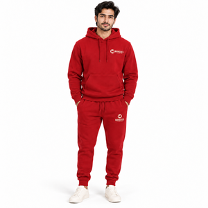 Nuevo Conjunto Deportivo Ecológico, Sudadera con Capucha de Corte Regular, Pantalones Deportivos, Ropa Deportiva Informal de Invierno, Ropa Deportiva Urbana, 100% Ecológica - Product Image 1