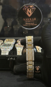 Montre en diamant moissanite pour homme, fournisseur indien, bijoux haut de gamme, fabrication de qualité supérieure, disponible au meilleur prix - Product Image 6