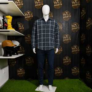 Men's Plus Size Long Sleeve Plaid Flannel Shirt Regular Fit Casual Full Sleeve <b>Button</b> Down Collar Winter Wear 100% Cotton - Product Image 5