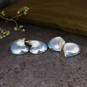 Perles Mabe multicolores arc-en-ciel en gros, cabochons à dos plat, pierres précieuses en vrac pour la fabrication de bijoux haut de gamme - Product Image 2