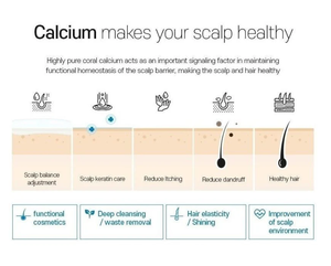 SMIB InnaBi Biotin Coral Calcium Panthenol Niacinamide Shampoo Hair Loss Care Protein Repair Scalp Cleansing Oil Control - Product Image 4