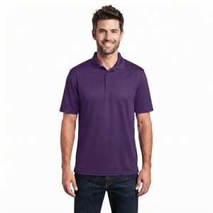 Polo en coton de haute qualité avec logo personnalisé, t-shirt oversize à manches courtes, couleur unie, tricot uni, unisexe. - Product Image 1