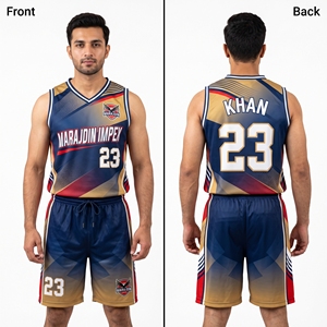 Uniforme de Baloncesto Personalizado, Conjunto de Camiseta y Pantalones Cortos Sublimados, Diseño de Logotipo de Equipo Masculino, Verde Dorado, Transpirable, de Secado Rápido, Ropa de Baloncesto OEM - Product Image 6