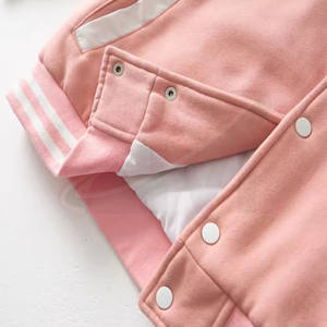 Vestes de sport tendance de couleur rose avec logo personnalisé pour hommes, en tissu polaire 100% coton, taille personnalisée, marque - Product Image 5