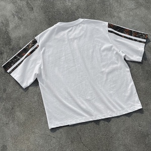 Custom Real <b>Tree</b> Camo Printed Short Sleeve Boxy TShirt Bulk Wholesale Heavy <b>Weight</b> Cotton Oversized Men's T Shirts High Quality - Product Image 3