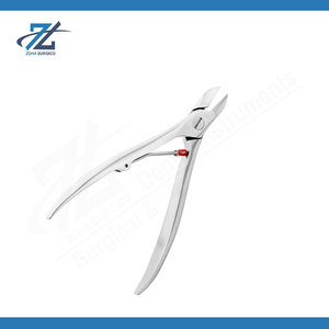 Heavy Duty <b>Pink</b> Cuticle Nipper Stainless Steel Full Jaw Sharp Waterproof Nail Care Manicure Instrument Manufacturer Pakistan - Product Image 2
