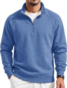 Men Oversized Quarter <b>Zip</b> Knitted Fleece 3D Embroidery Hooded Winter Wear Vintage Casual Streetwear Sweatshirt 300g Long Sleeve - Product Image 6