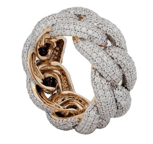 แหวนมอสซาไนต์ฮิปฮอปสุดหรู สไตล์แร็ปเปอร์ ประดับเพชรโมสซาไนต์เต็มวง แหวนมอสซาไนต์ฮิปฮอปแบบวิบวับ สำหรับทุกเพศ - Product Image 6