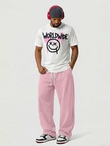 Pantalones Anchos Personalizados, Estilo Casual Urbano, Corte Holgado de Lujo, Pantalones Plisados Unisex, Pantalones de Moda Anchos de Talla Grande - Product Image 1