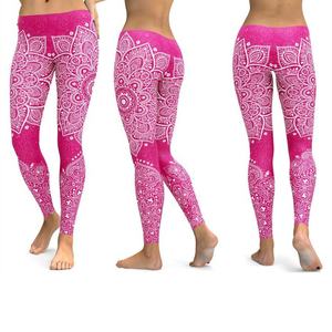 Leggings de yoga taille mi-haute pour femmes grande taille Power Punch, coton/fibre de bambou, antibactérien, respirant, anti-accrocs - Product Image 4