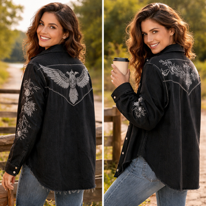 Camisas de Franela Casuales Bordadas Personalizadas, Proveedor OEM para Venta al Por Mayor - Camisas de Mujer con Logotipo Frontal, 100% Algodón, Secado Rápido y Transpirables - Product Image 6