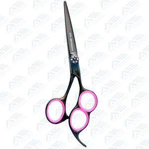 Tijeras de Belleza Ergonómicas de Doble Punta con Diseño de 3 Orificios para Mayor Comodidad, Color Negro, 5.5 Pulgadas - Product Image 4