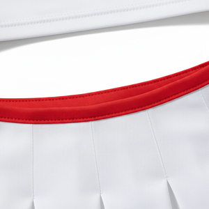 Costume de pom-pom girl sexy sans manches de haute qualité en gros, ensemble uniforme respirant pour équipes sportives et de danse - Product Image 5