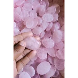 Ovales de quartz rose naturel faits à la main de haute qualité pour la décoration intérieure, pierres de cristal spirituelles pour la méditation et la relaxation - Product Image 4