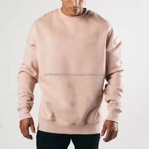 Nueva Colección Otoño Invierno Sudadera Extra Grande de Algodón y Poliéster con Forro Polar, Hombros Caídos y Cuello Redondo - Product Image 4