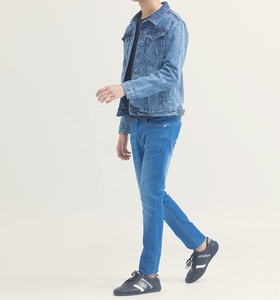 OEM Men's Denim Jean <b>Jacket</b> Casual Outwear Streetwear Denim <b>Jacket</b> Custom Design Men Ripped Button Front Denim Jeans <b>Jacket</b> - Product Image 2
