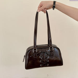 Wholesale leather <b>handbags</b> women's leather purse custom logo genuine leather supplier for US retailers - Product Image 2