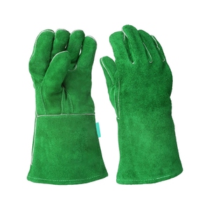Gants de soudage en cuir de vachette renforcé, résistants à l'abrasion, ignifuges, pour la lutte contre les incendies, le barbecue et la grillade - Product Image 6