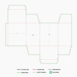 บรรจุภัณฑ์ย้อมผมเป็นมิตรกับสิ่งแวดล้อมวัสดุรีไซเคิลเคลือบยูวีแบบมีรูออกแบบให้เป็นช่อง - Product Image 4