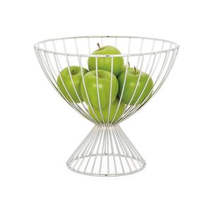 Cesta de frutas de metal estilo vintage para encimera de cocina con diseño tradicional y acabado duradero. - Product Image 1