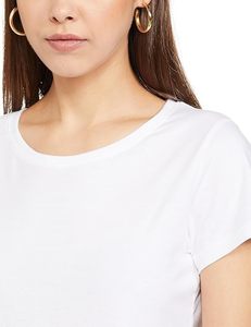 Camiseta Clásica Blanca de Cuello Redondo, Suave para Uso Diario, Prenda Básica Confeccionada con una Mezcla de Telas Equilibrada para Comodidad Durante Todo el Día - Product Image 5