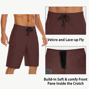 <b>Mens</b> Board <b>shorts</b> Inner <b>Compression</b> <b>Short</b> Quick Dry Performance Outer Shell For Beach Volleyball Training And Swimming Sports - Product Image 1