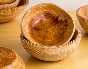 Cuenco Rústico de Madera Timber Glow, Plato Espiral Natural, Cuenco Golden Grain, Cuenco EarthCore, Cuenco Forest Echo, Cuenco Wildwood Harmony - Product Image 1