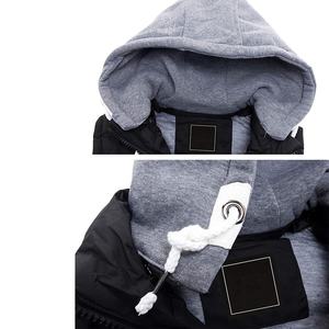 <b>Men</b> Solid Hooded Puffer <b>Vest</b> <b>Black</b> Lightweight Quilted Sleeveless Winter Windproof Zipper Casual Outerwear - Product Image 5