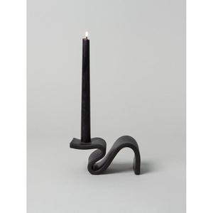 Modern <b>Black</b> Metal <b>Candlestick</b> <b>Holder</b> Tapered Shape Customizable Designs & Durable Handmade Candle Stand For Table Decor - Product Image 4